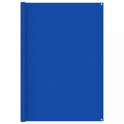 Covor pentru cort, albastru, 200x400 cm, HDPE foto