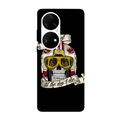 Husa compatibila cu Huawei P50 model Rebel till the day I die, Silicon, TPU, Viceversa foto
