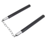 Cumpara ieftin Nunceag / nunchucku, lemn, negru, 31 cm