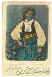 5485 - ETHNIC woman from Ardeal, Litho, Romania - old postcard - used - 1901