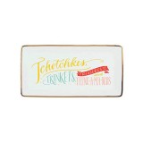 Ladyfingers Letterpress High Five Rectangle Porcelain Tray