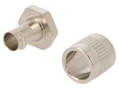 Conector final drept alamă IP40 foto