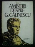 Amintiri despre Calinescu