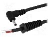 Cablu alimentare DC, cabluri, DC 1,3/3,5 mufa, negru, 1,5m, BQ CABLE - DC.CAB.0611.0150