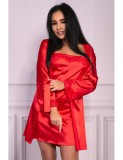 Cumpara ieftin Set Camasa si Halat Jacqueline Red LC 90249 Livia Corsetti - Rosu