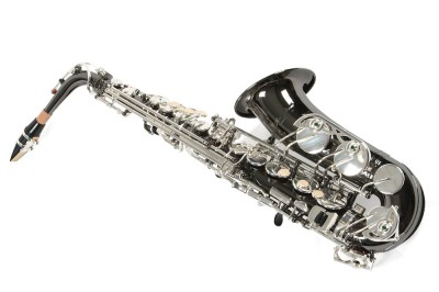 Saxofon Alto Karl Glaser NEGRU+ARGINTIU BlackSilver foto