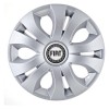 Set 4 Capace Roti 14 inch (R14), Compatibil Cu Fiat, model Top Gri, Autohelix MSA