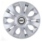 Set 4 Capace Roti 14 inch (R14), Compatibil Cu Fiat, model Top Gri