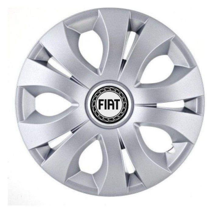 Set 4 Capace Roti Autohelix MSA&reg; potrivite jantelor de 16 inch, Compatibil Cu Fiat, model Top Gray
