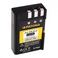 Nikon D40 D40 D40 x D60 D5000 EN-EL9 ENEL9 1000 mAh / 7.4 Wh / 7.4V Li-Ion baterie / baterie reîncărcabilă - Patona
