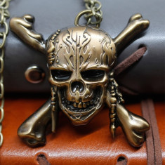 Pandantiv Medalion Lantisor Jack Sparrow Pira?ii din Caraibe Ambalaj foto