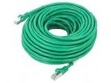 Cablu patch F/UTP 6 litat CCA PVC verde 20m 26AWG