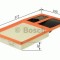 Filtru aer SKODA OCTAVIA II Combi (1Z5) (2004 - 2013) BOSCH F 026 400 035