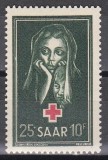 SAAR 1951 - Crucea Roșie, Cota 20 EURO, MNH