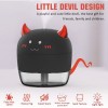 Difuzor Aromaterapie Ultrasonic Black Devil, Umidificator Aer, 200ml, LED, USB, Silentios