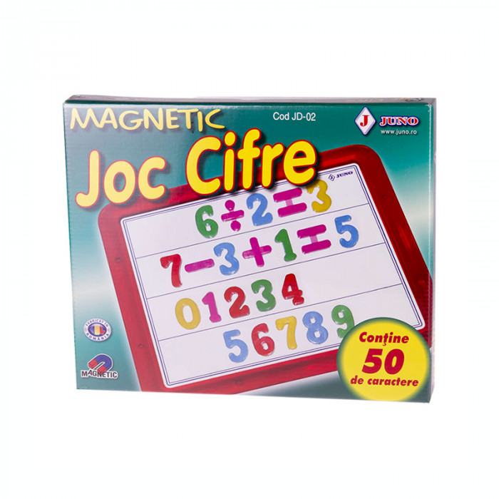 Joc educativ magnetic Cifre 50 piese