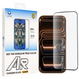 Folie de protectie Ecran Lito AR SE pentru Apple iPhone 18 Pro Max / 17 Pro Max, Sticla Securizata, Full Glue, Neagra