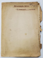 MONOGRAFIA COMUNEI CEPTURA , MANUSCRIS , ANII &#039; 50 - &#039; 60