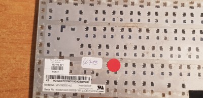 Tastatura Laptop HP 383495-B71 defecta #60713 foto