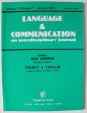 LANGUAGE and COMMUNICATION , AN INTERDISCIPLINARY JOURNAL , NUMBER 1 , JANUARY , 1993