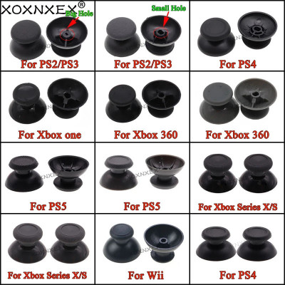 Set 2 Thumbstick Cauciuc ciuperca Maneta Ps3 ps4 fat pro slim Xbox 360 One s x foto