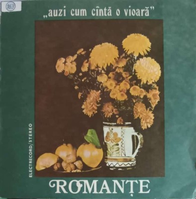 Disc vinil, LP. AUZI CUM CANTA O VIOARA, ROMANTE-PARASCHIV OPREA-265412 foto