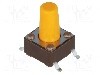 Microintrerupator, 6.2x6.2mm, OFF-(ON), SPST-NO, DIPTRONICS - DTSM-65S-V-B