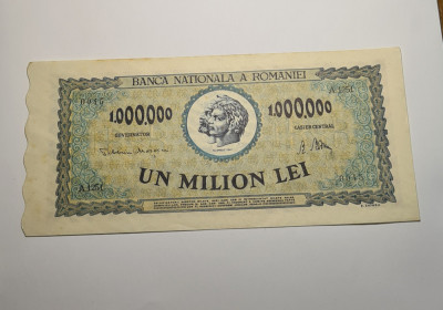 1000000 lei 1947 UNC foto
