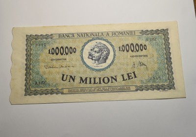 1000000 lei 1947 UNC foto