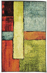 Covor Modern &amp;amp; Geometric MixColor, Multicolor, 67x120 foto