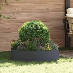 vidaXL Ghivece pentru grădină 5 pcs Antracit 80 x 80 x 20 cm Oțel