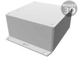 Carcasă universală 120x120x60mm ABS neagră