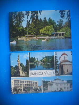 HOPCT LOT 3880 - 2 CARTI POSTALE-RAMNICU VALCEA-CIRCULATE foto