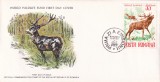 FILATELIE TEMATICA - PLIC ROMANIA FCD TEMATICA FAUNA CERB, Stampilat