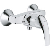 Baterie dus Grohe Start Curve, monocomanda, 1/2&amp;#039;&amp;#039;, cartus ceramic, limitator debit, Crom