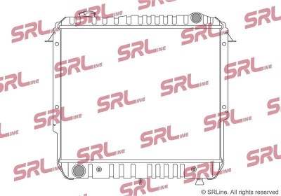 Radiator Jeep Cherokee/Wagoneer 84-97, Comanche 84-92, motor: 2.5, 2.8 V6, 4.2 R6, 508x425x32, SRLine, Aluminiu/ Plastic brazat, 52003255; 52003370 foto