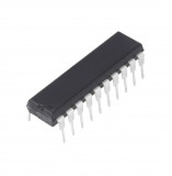 Circuit integrat, cu 3 stari, flip-flop D, DIP20, THT, TEXAS INSTRUMENTS - CD74HC574E