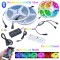 Kit Banda Led 5050 RGB IP65 / 10m cu Bluetooth + Telecomanda