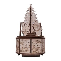 Puzzle 3D Dansul Craciunului, 124 piese, Cutie Muzicală