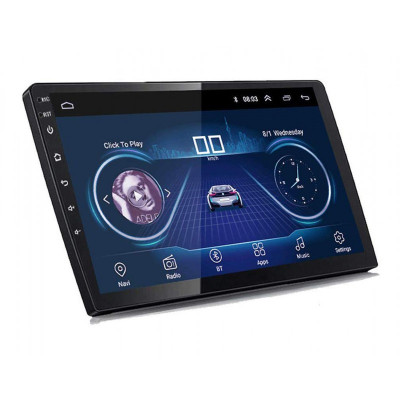 Navigatie Android Auto 10 inch 2Din Android 9 GPS Bluetooth Mirrorlink foto