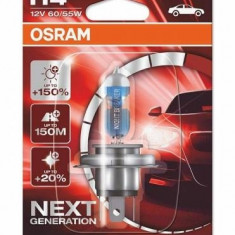 Bec Auto Halogen Osram Night Breaker Laser H4 12V 60/55W 64193NL-01B60