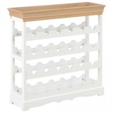 Dulap de vinuri, alb, 70 x 22,5 x 70,5 cm, MDF, vidaXL