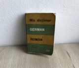 Mic Dicționar German-Rom&acirc;n Dicționar de Buzunar
