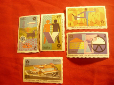 Serie Cuba 1970 Expo&amp;#039;70 Osaka , 5 valori foto