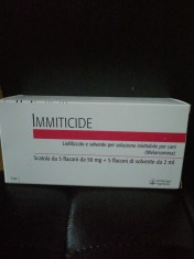 Immiticide flacoane pentru dirofilaria(viermi la inima la ciini) foto
