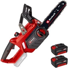 Einhell GE-LC 18/25 Li PXC + Twinpack - Drujba 25 cm 4.3 m/s + Set 2 acumulatori Li-Ion 18 V 4 Ah