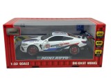 Macheta BMW M8 GTE Racing 1:32 alb replica metal lumini si sunete, MiniAuto