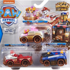 Set 3 masini - Paw Patrol, scara 1:55 | Spin Master