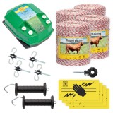 Pachet de bază gard electric 4000 m, 7,2&nbsp;Joule, pentru animale domestice, AgroElectro