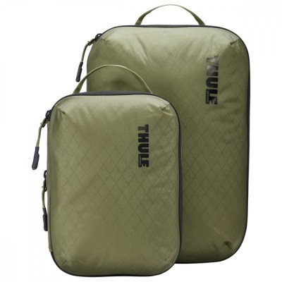 Set saculeti de depozitare Thule Compression Packing Cube mic + mediu, kaki foto
